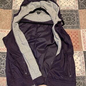 Eddie Bauer Women's Dark Purple Hooded Vest